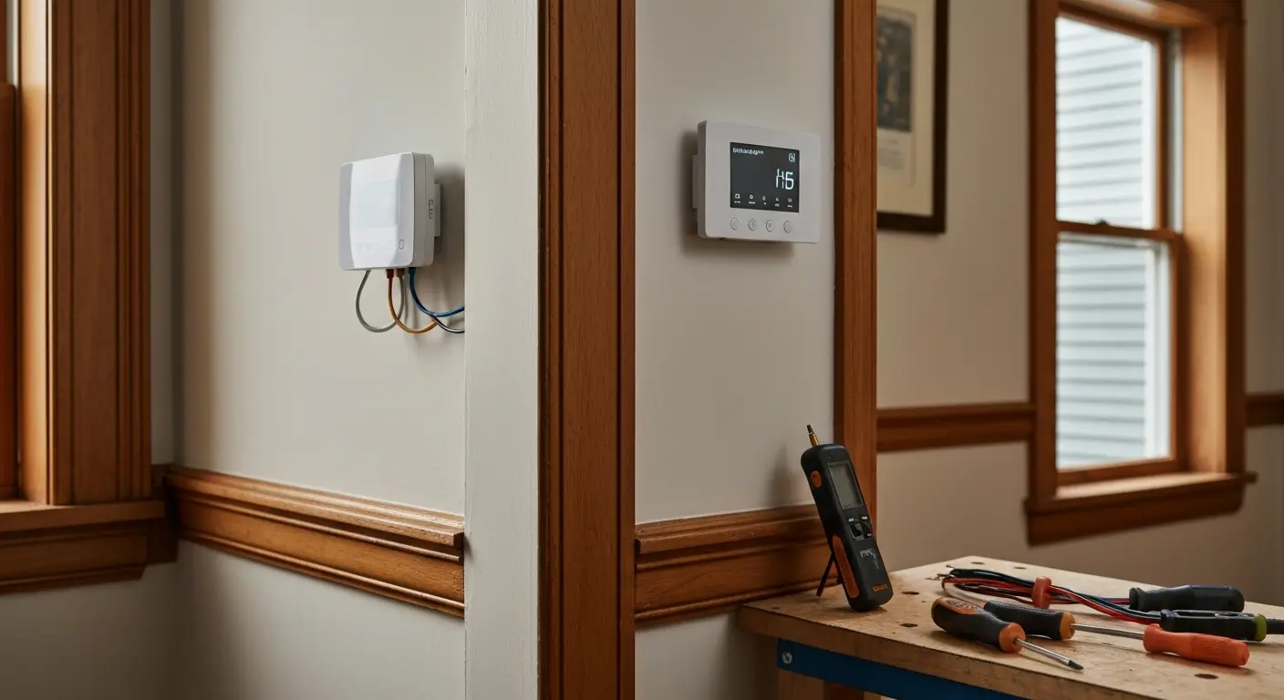 Thermostat installation