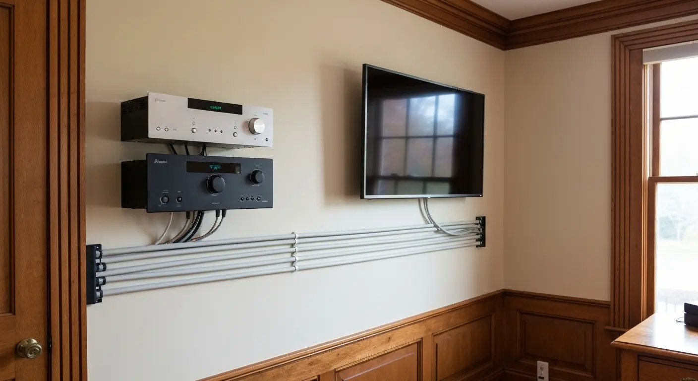 AV receiver installation