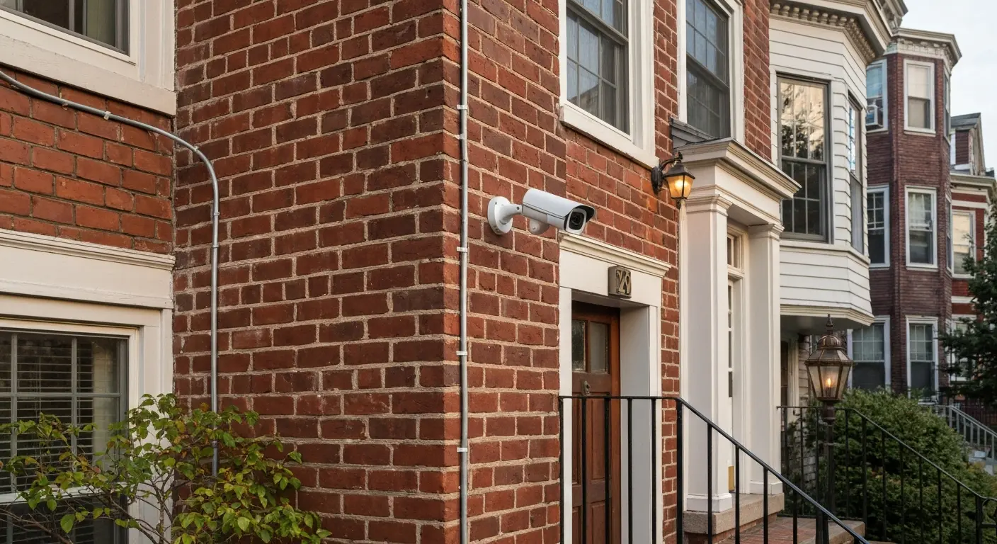 Residential IP camera installation