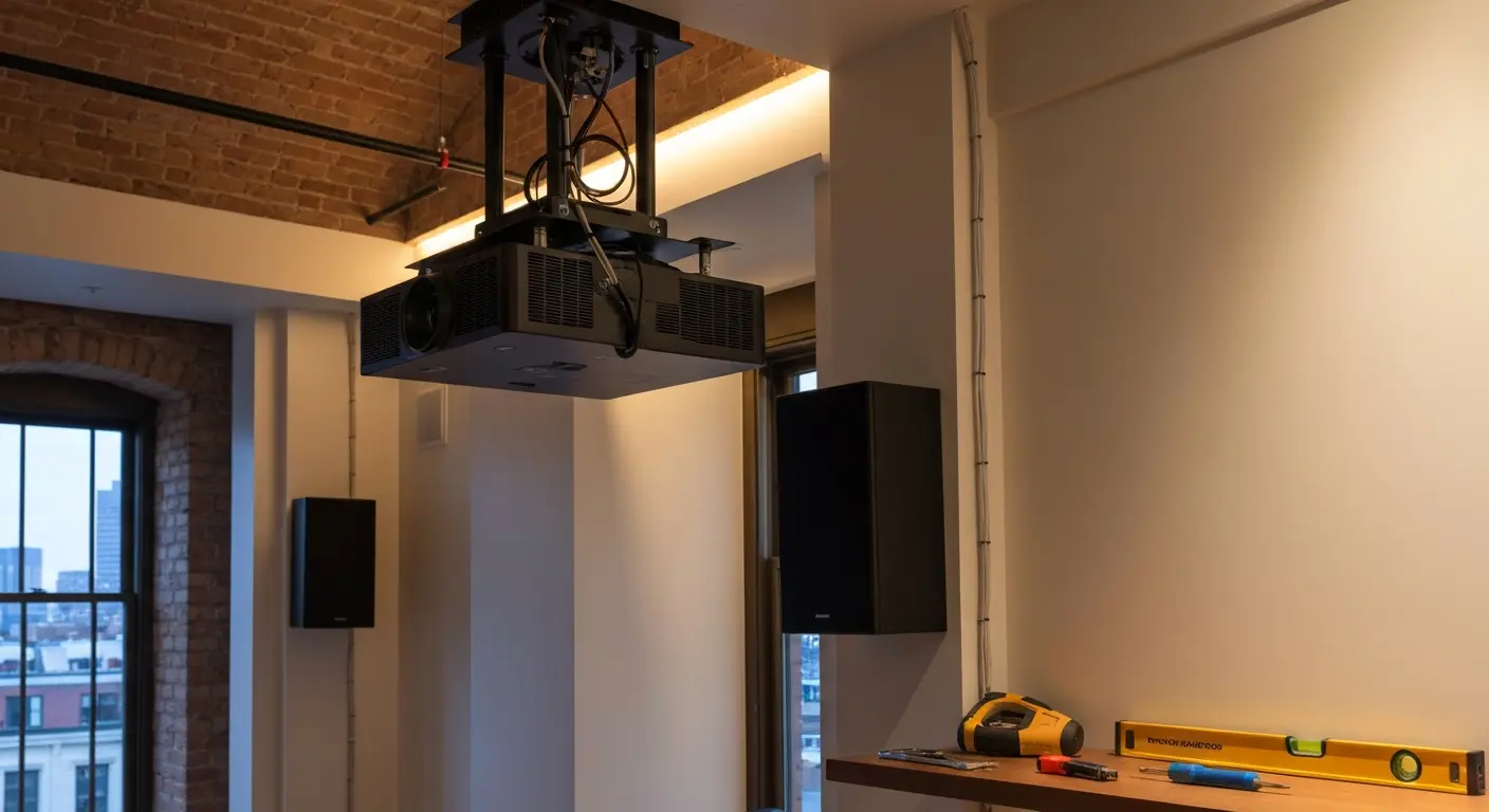 Home theater installation