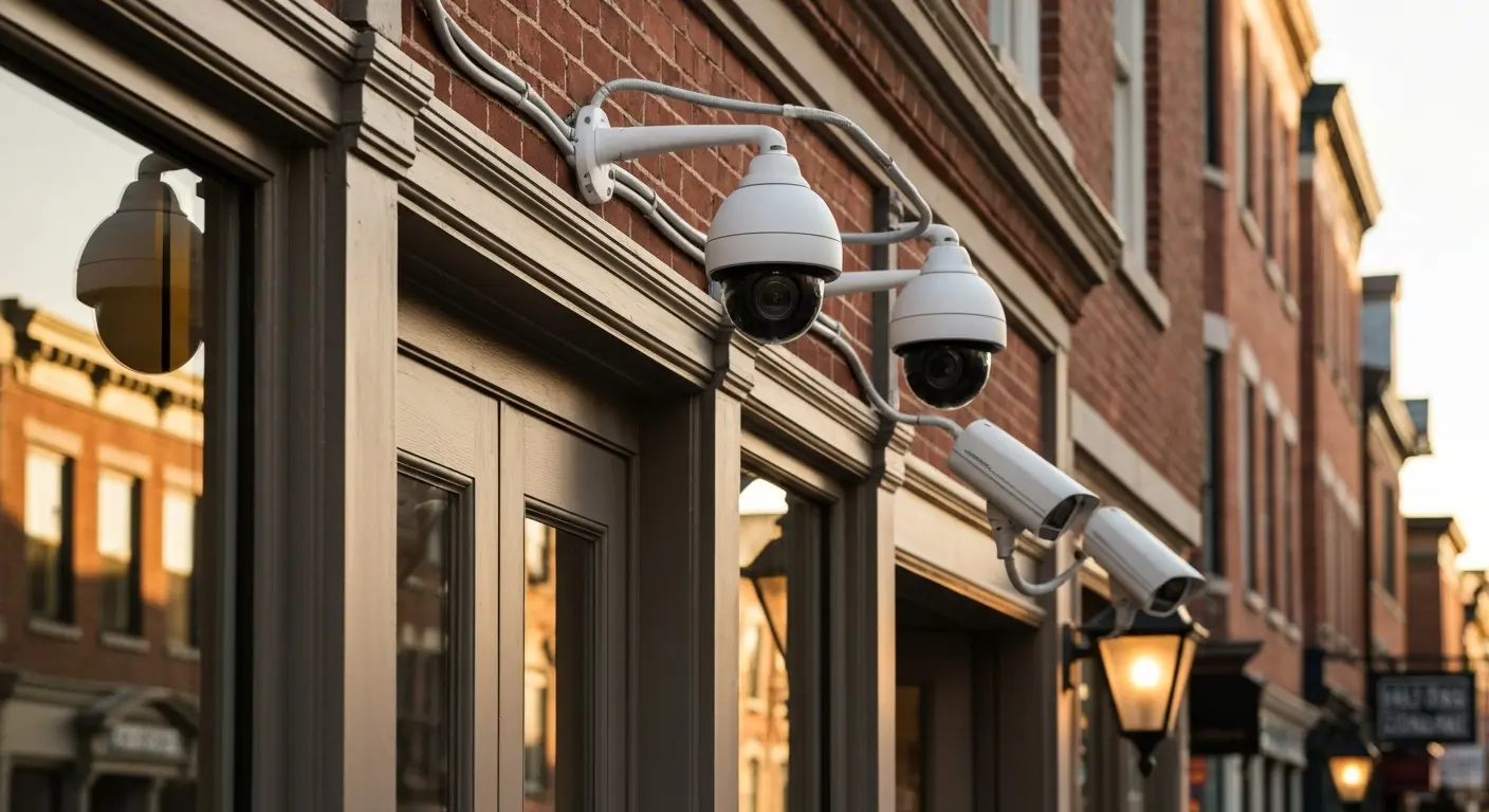 Commercial IP camera system