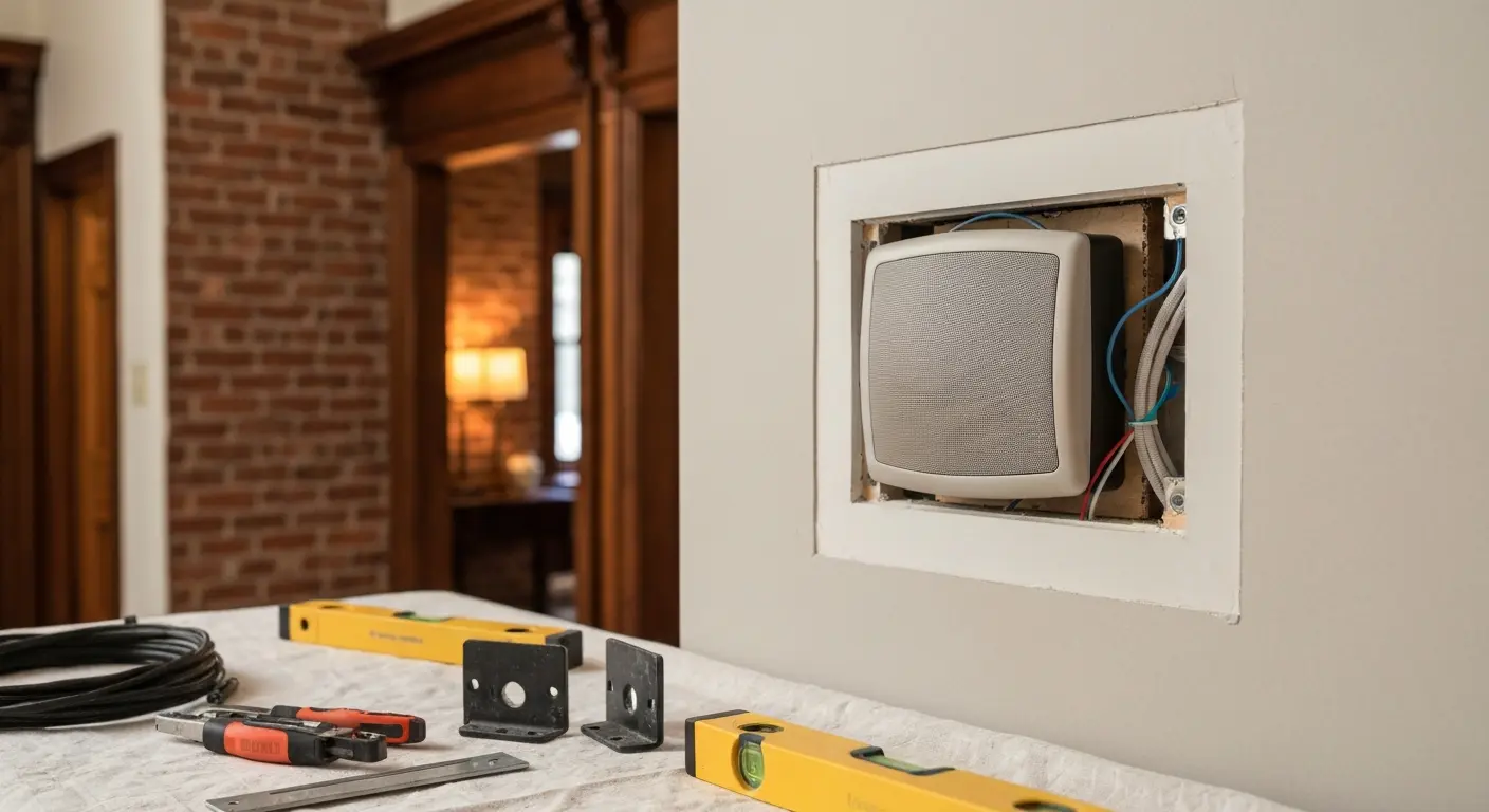 Surround speaker installation