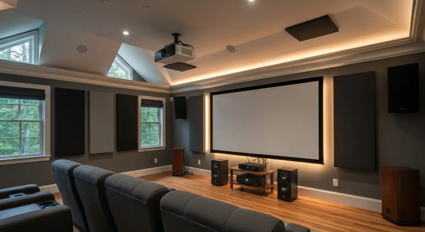 Home theater system installation