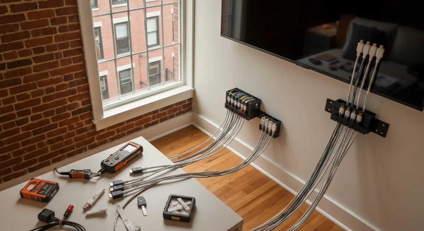 Cable management and connections