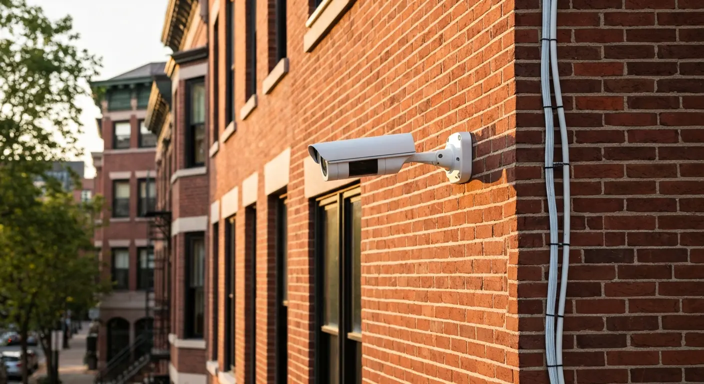 Security camera installation