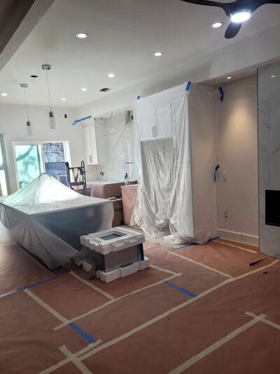 Stylish kitchen featuring recessed lighting 