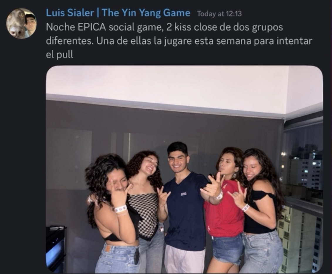 Mensaje de alumno