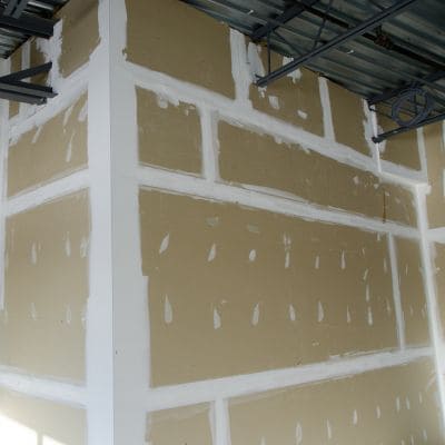 Large-scale drywall installation