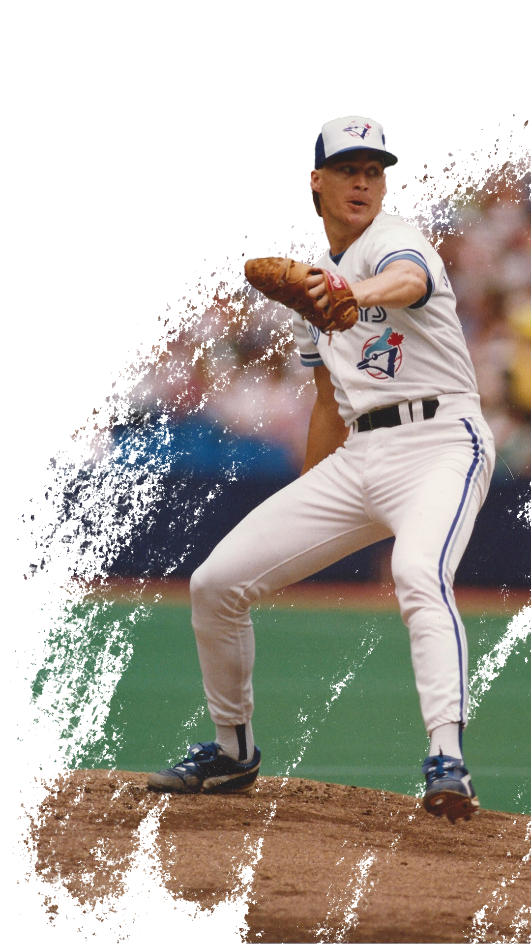 Todd Stottlemyre pitching for the Toronto Blue Jays