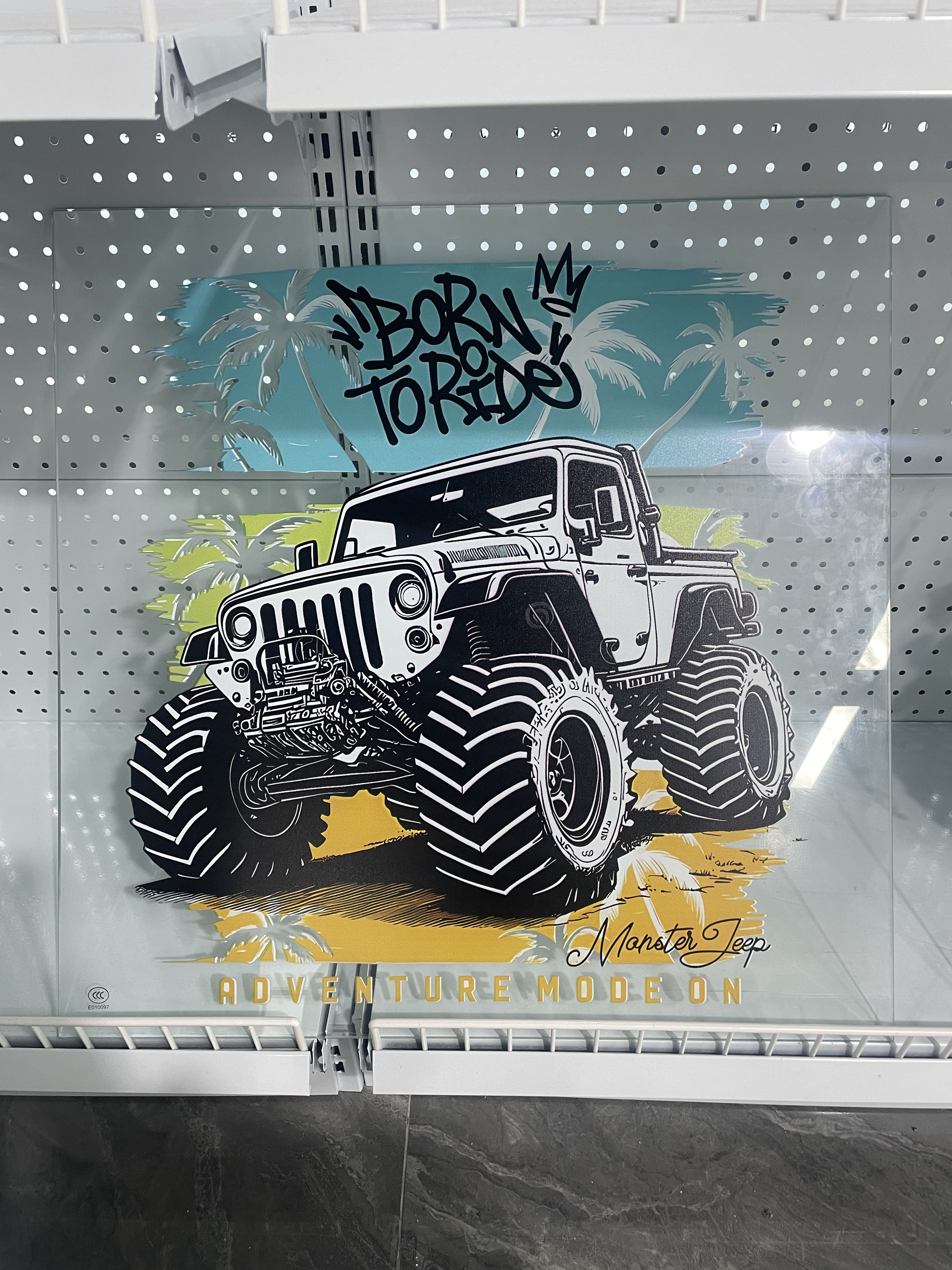 Detailed printed artwork