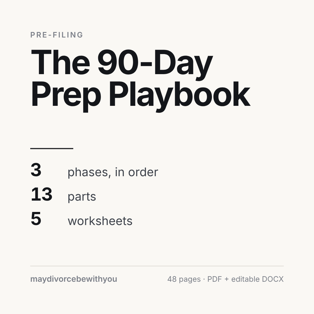 The 90-Day Prep Playbook