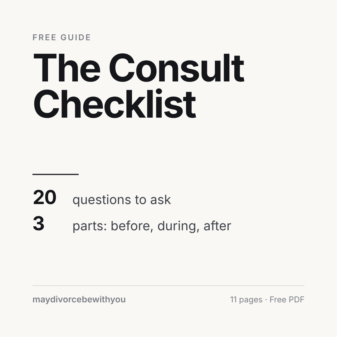 The Consult Checklist