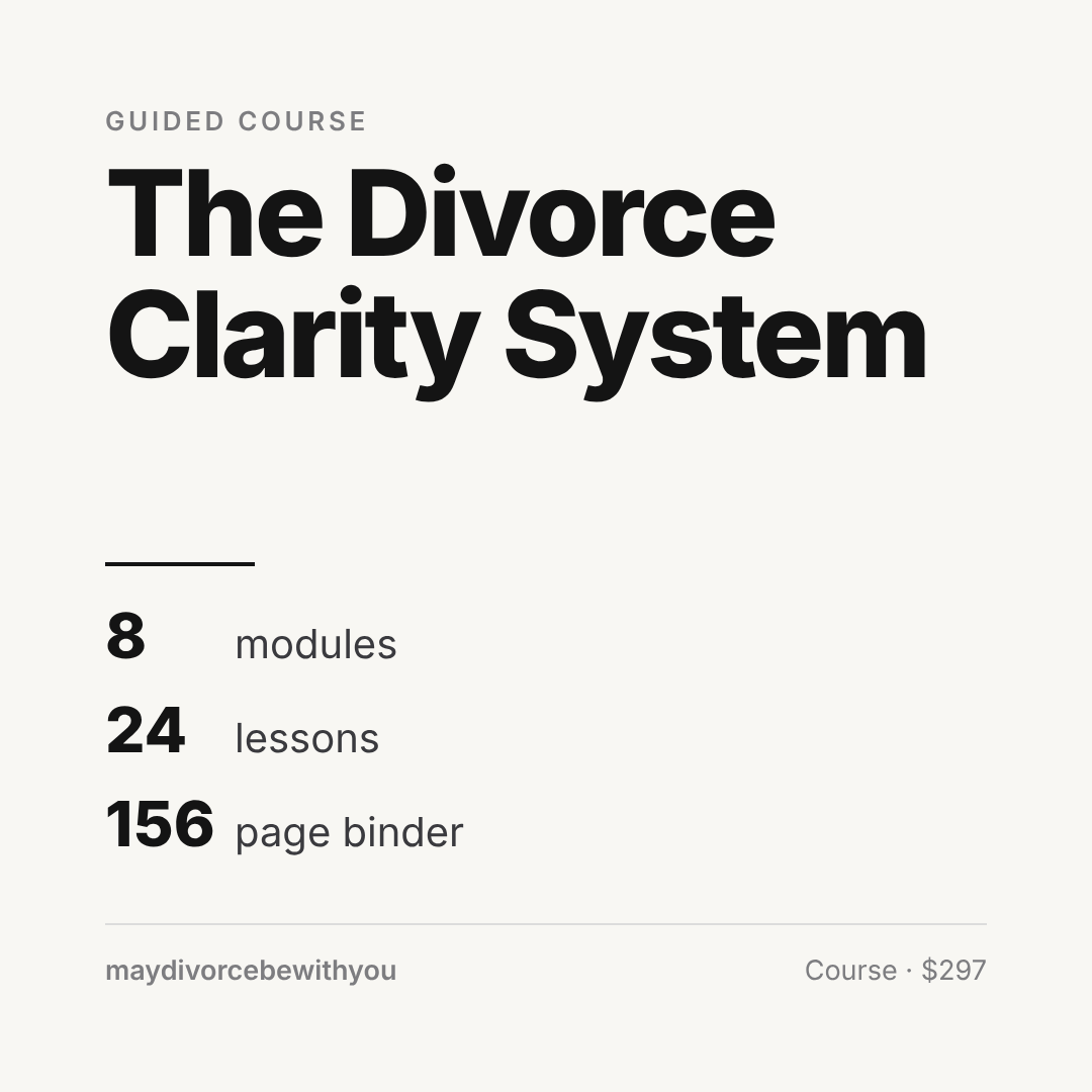 The Divorce Clarity System