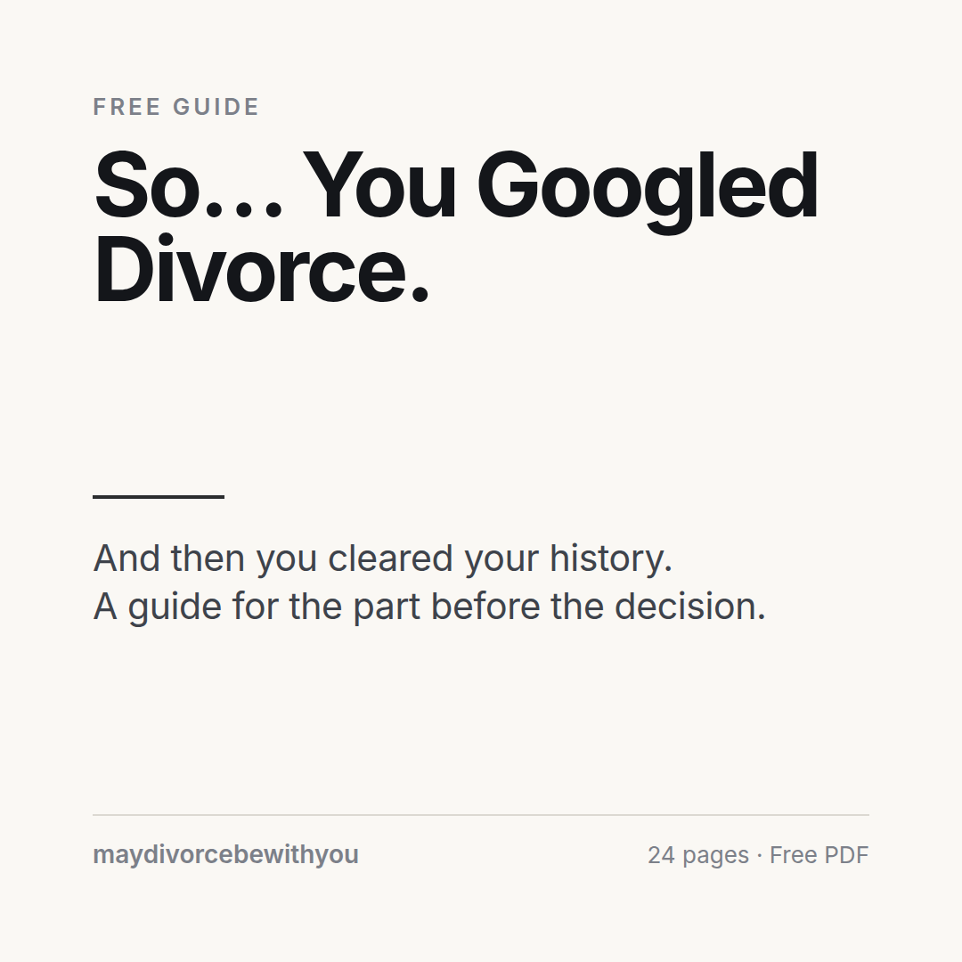 So… You Googled Divorce.