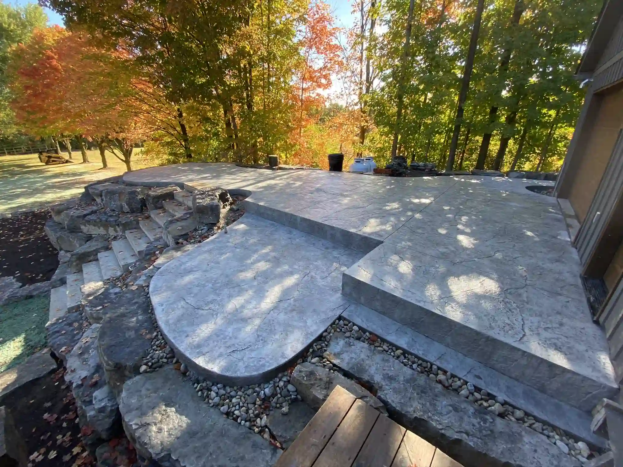 Custom concrete design by SCP Stamped Concrete Pros Inc.