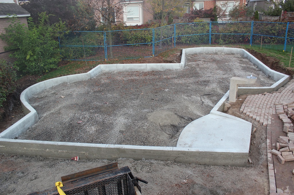 Structural concrete installation by SCP Stamped Concrete Pros Inc.