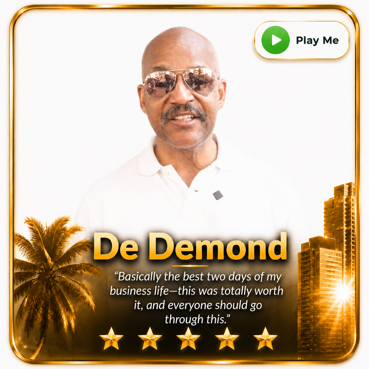 Demond second testimonial thumbnail