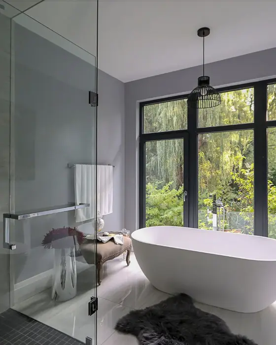 Cancel de baño abatible de cristal templado