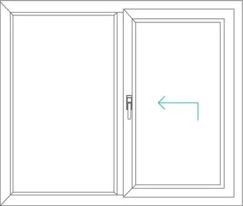 Ventana de PVC elevadora