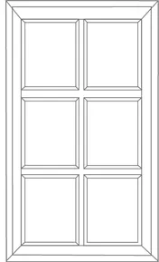 Ventana de PVC domo