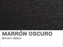 PVC color Marrón oscuro