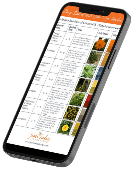 Natural Dye Plant List