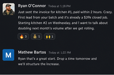 Ryan O. — $39k bathroom closed in 2 hours