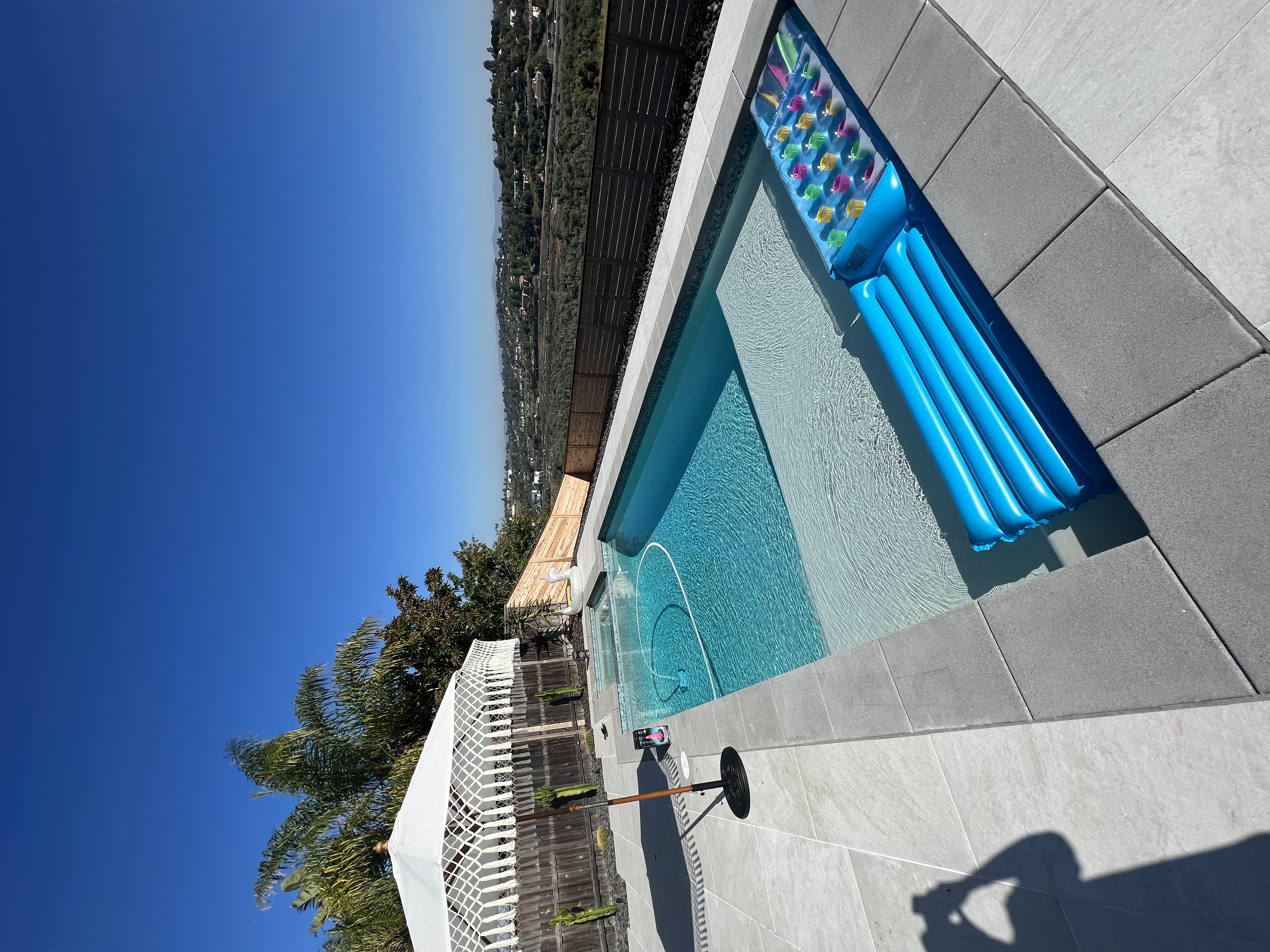Hillside Pool Construction