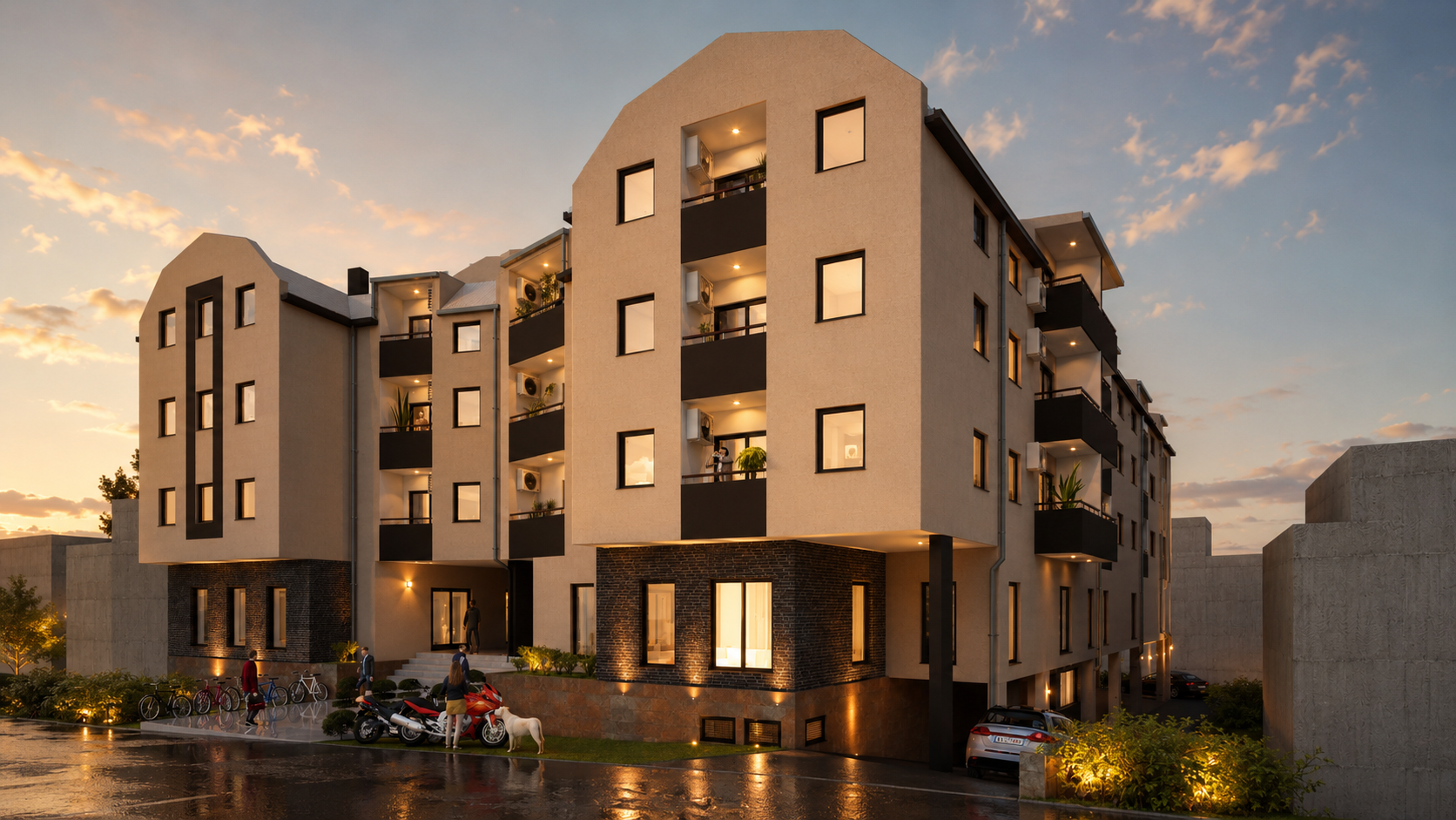 3d model zgrade u kaludjerici
