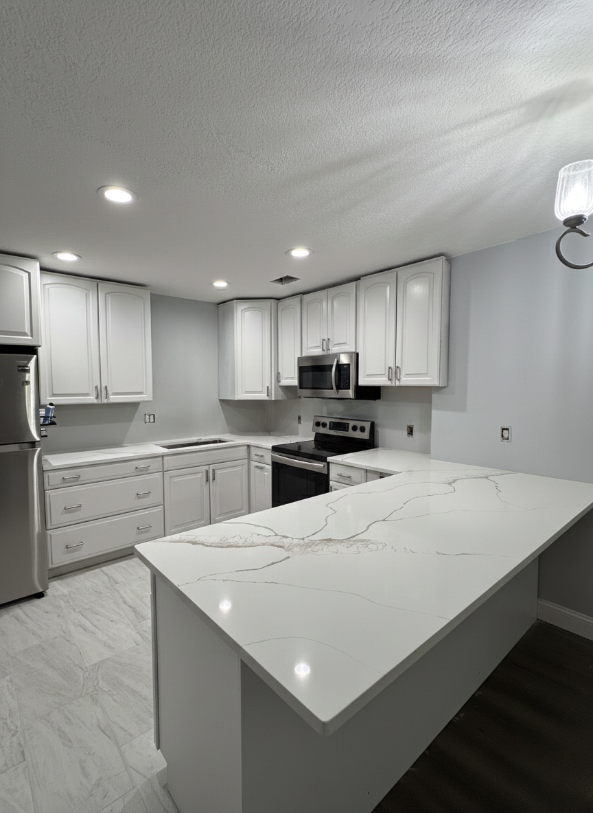 Kitchen remodel by Marble Mavericks