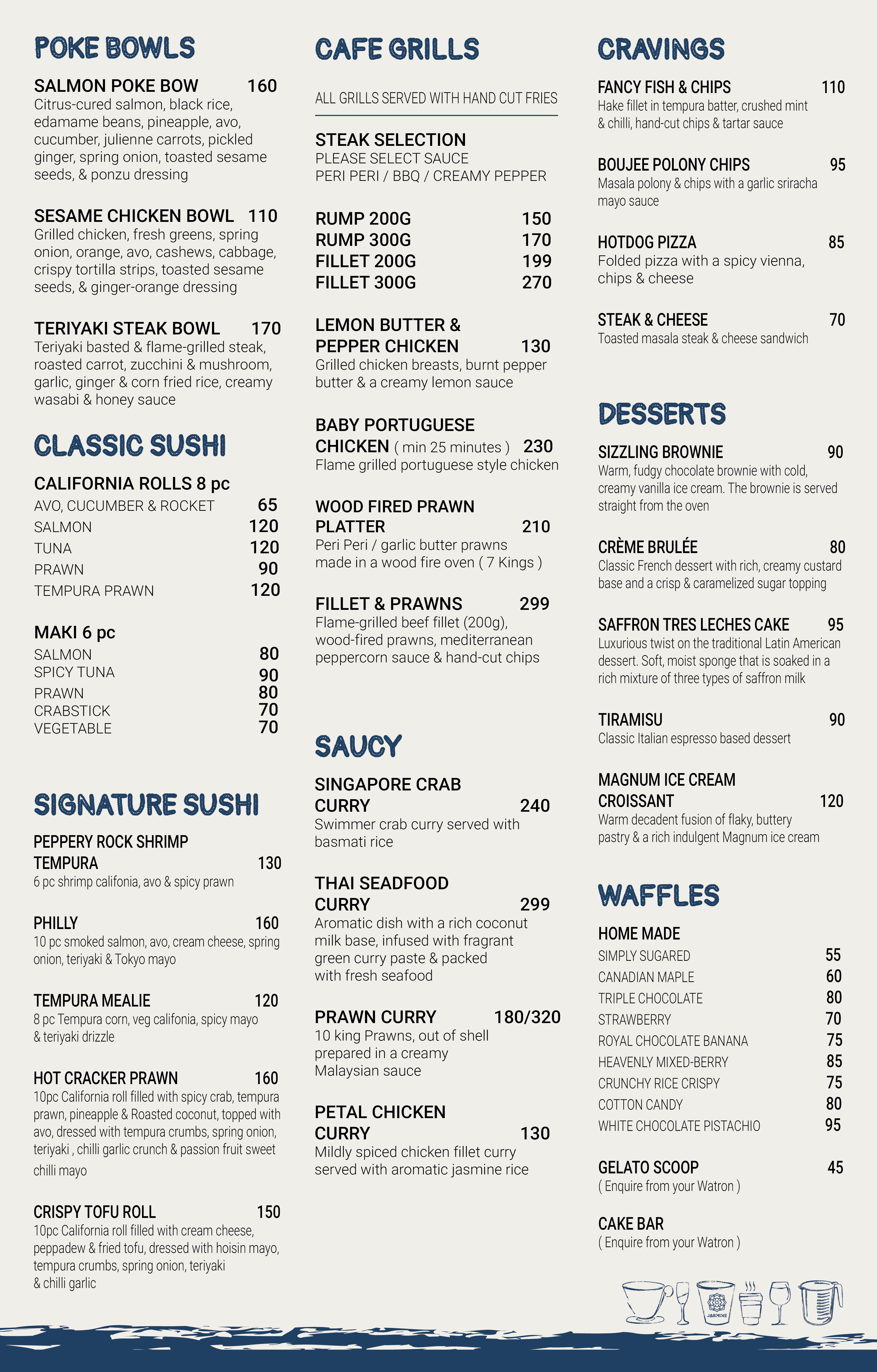 Cafe Jasmine Menu - Page 2