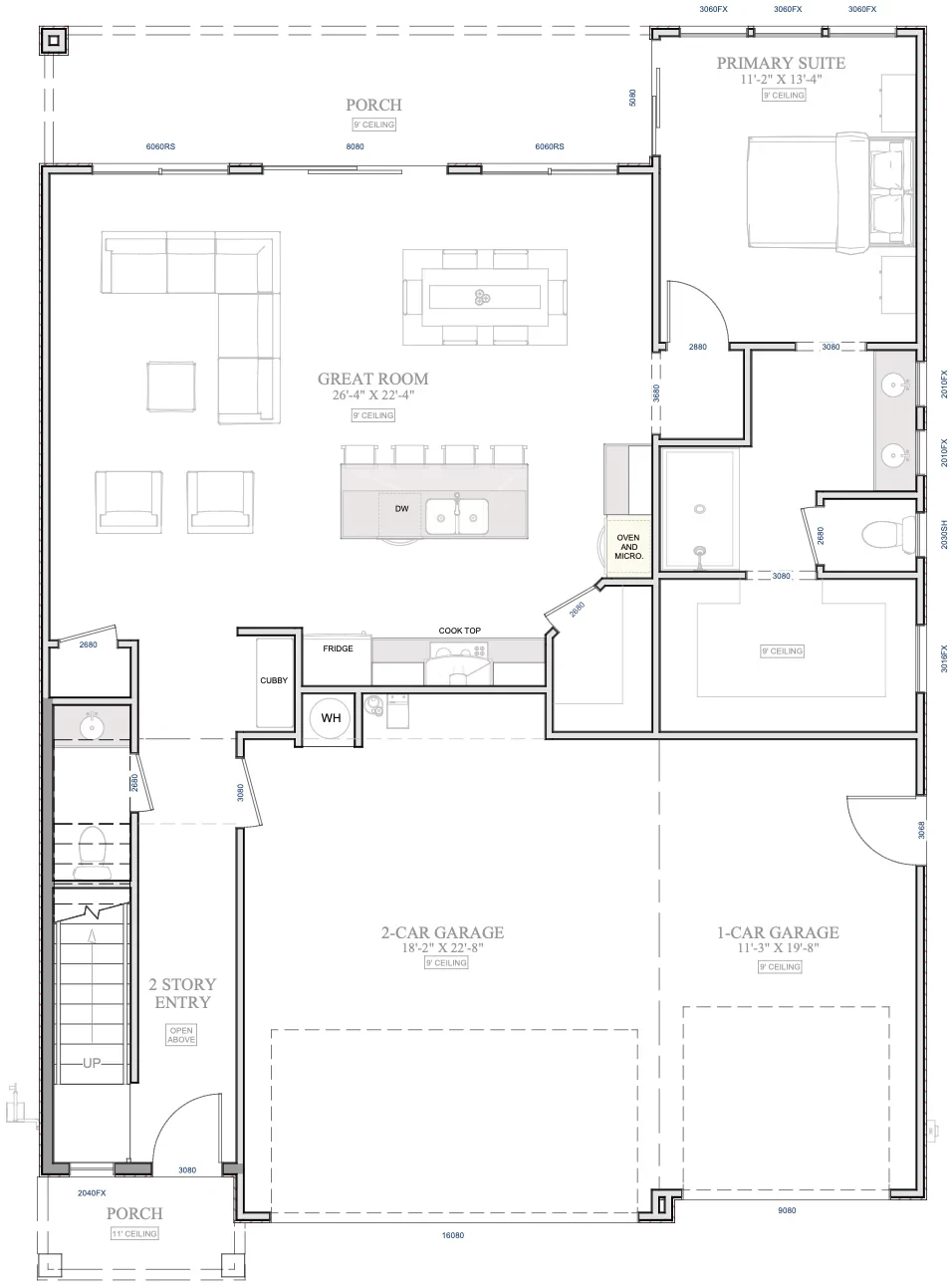 Marigold main floor plan