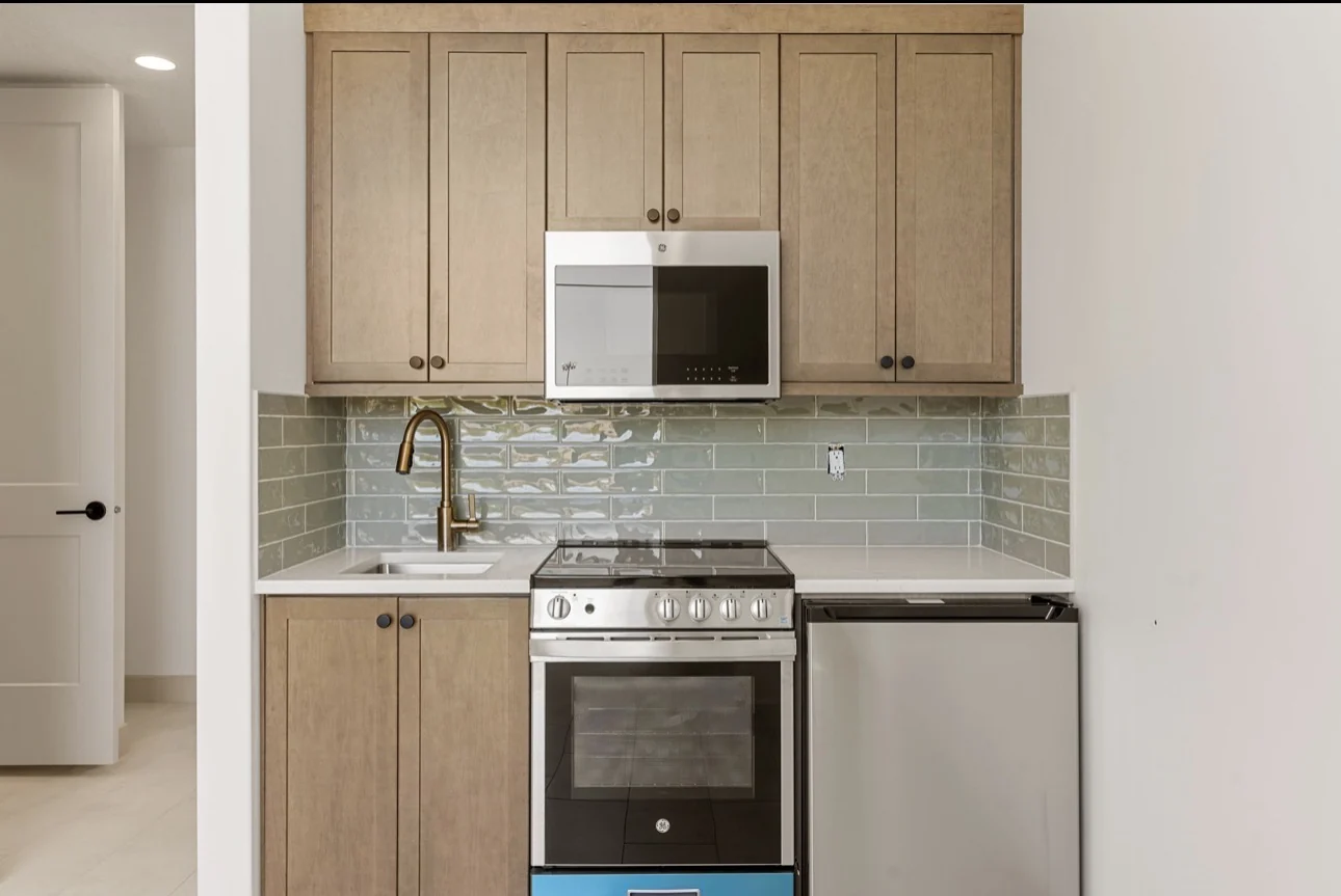 Sunflower flexible suite kitchenette shown in the official home gallery