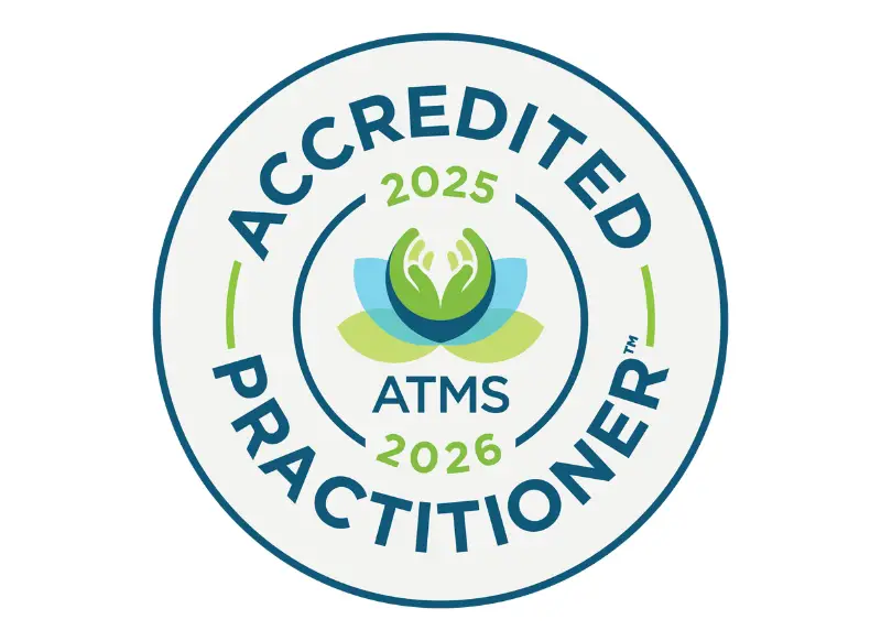 ATMS Accredited Practitioner 2025–2026 badge