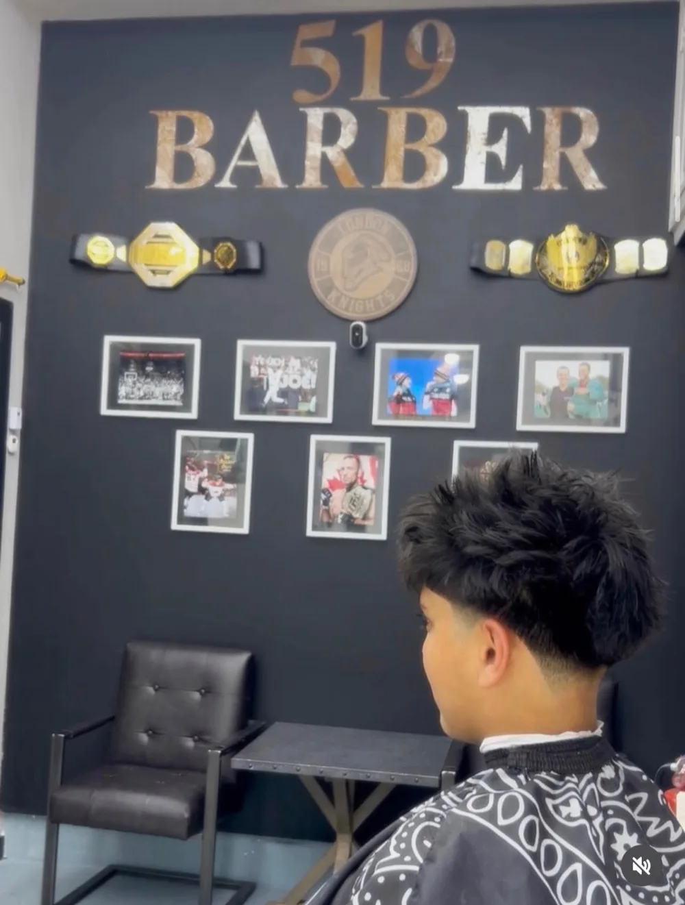 Kids haircut at 519 Barbershop