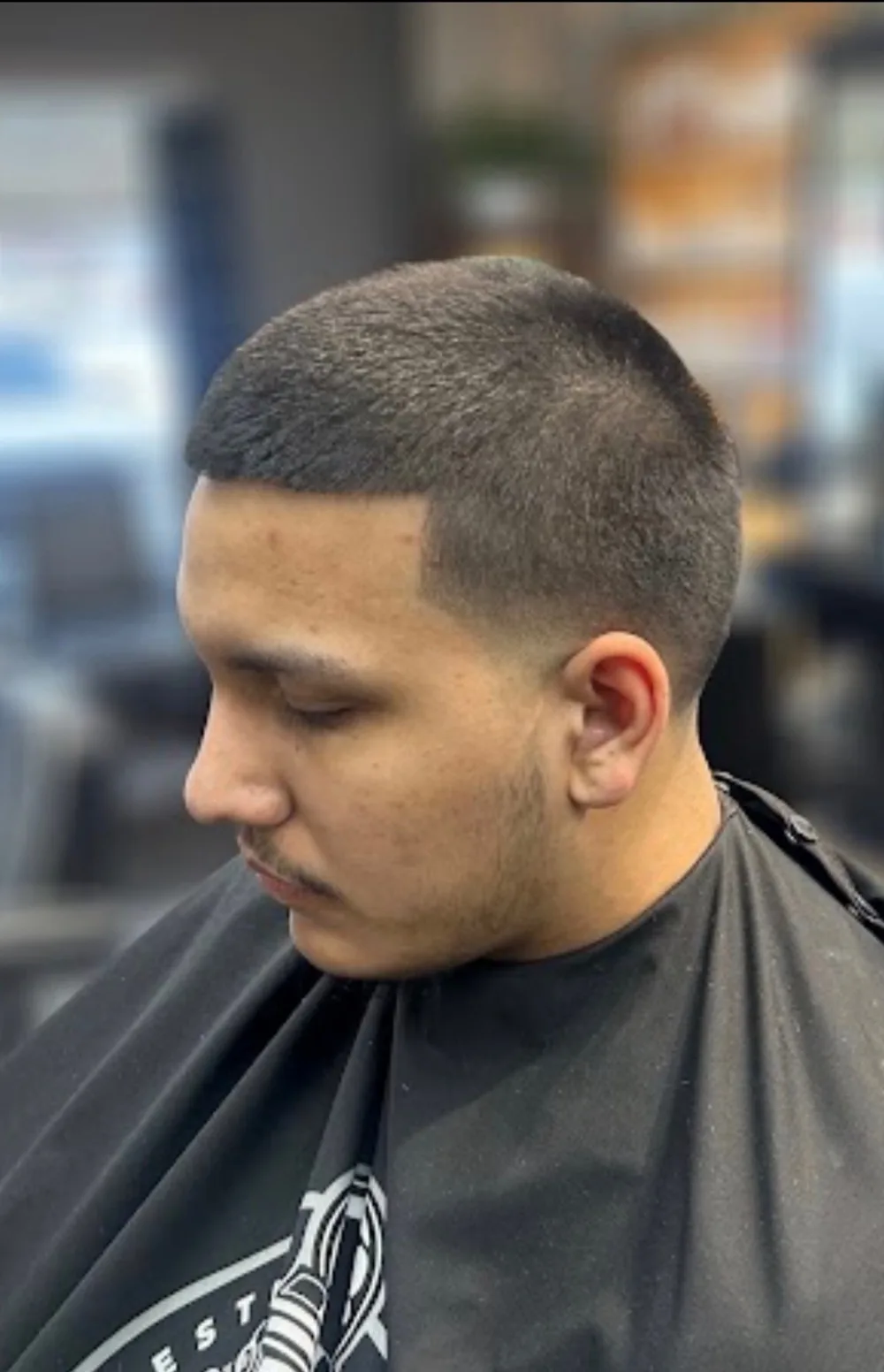 Buzz cut haircut