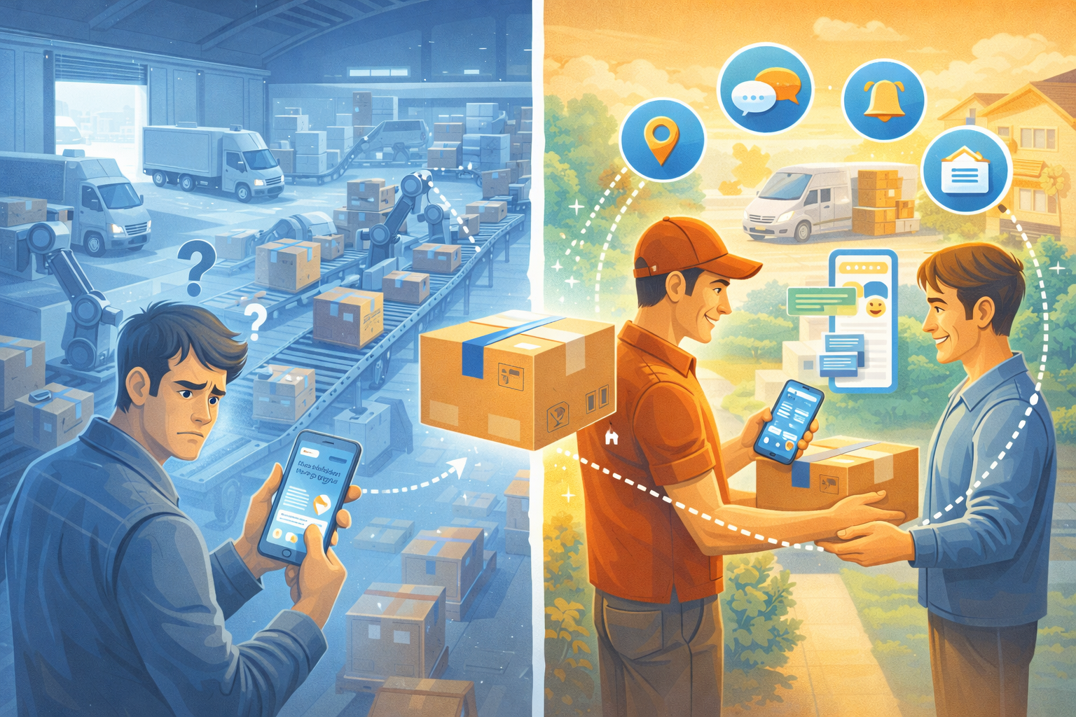 shipping service as a premium experience