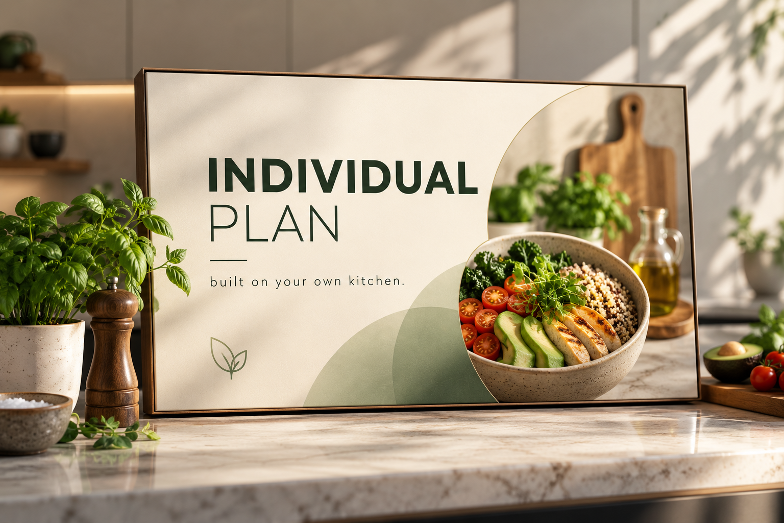 A plan built on the family's own kitchen