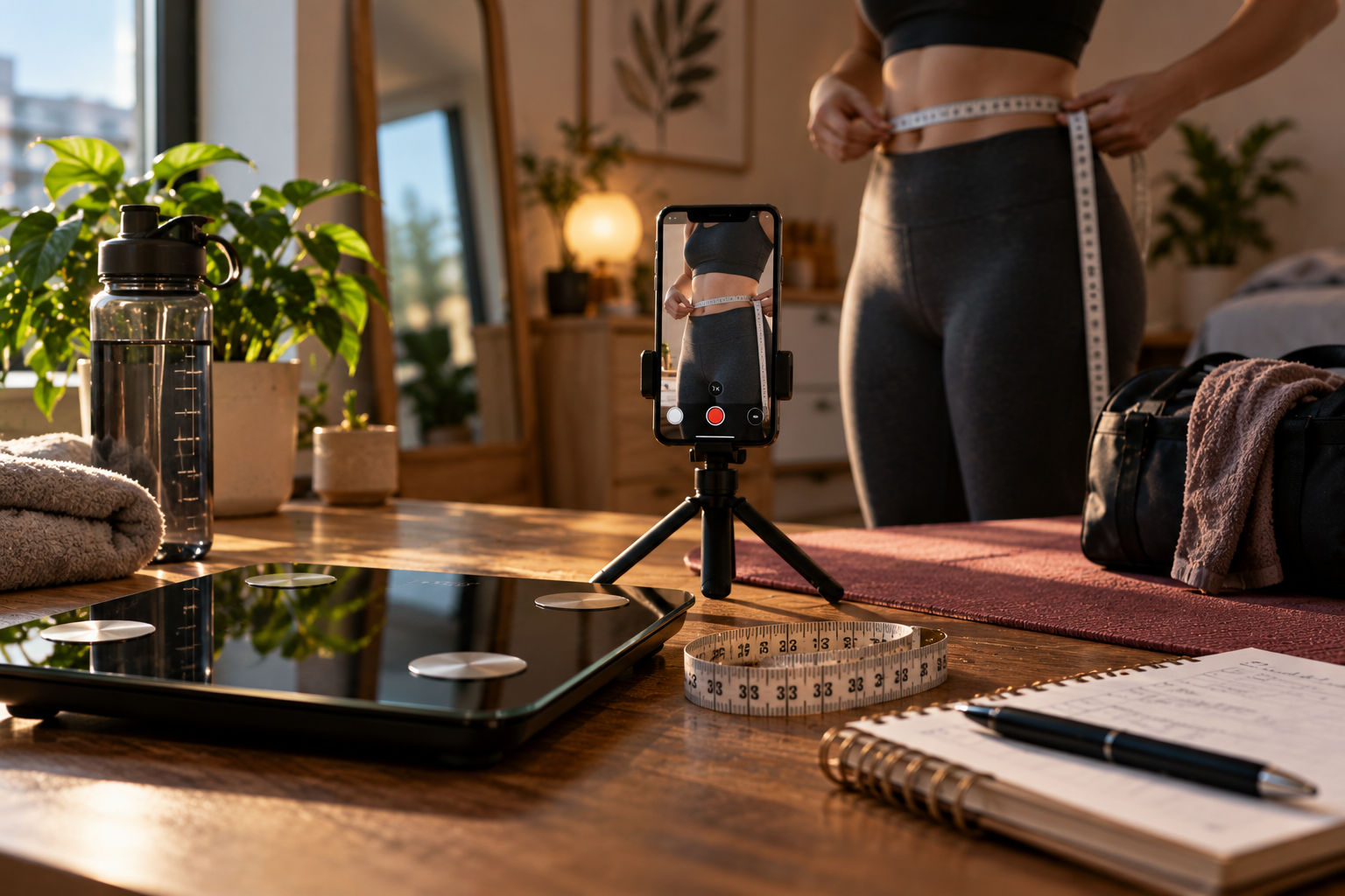 Body-composition measurement on the call