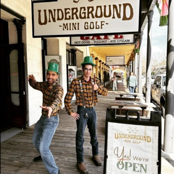 Underground Mini Golf Grand Opening Announcement
