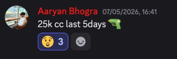 Member result screenshot