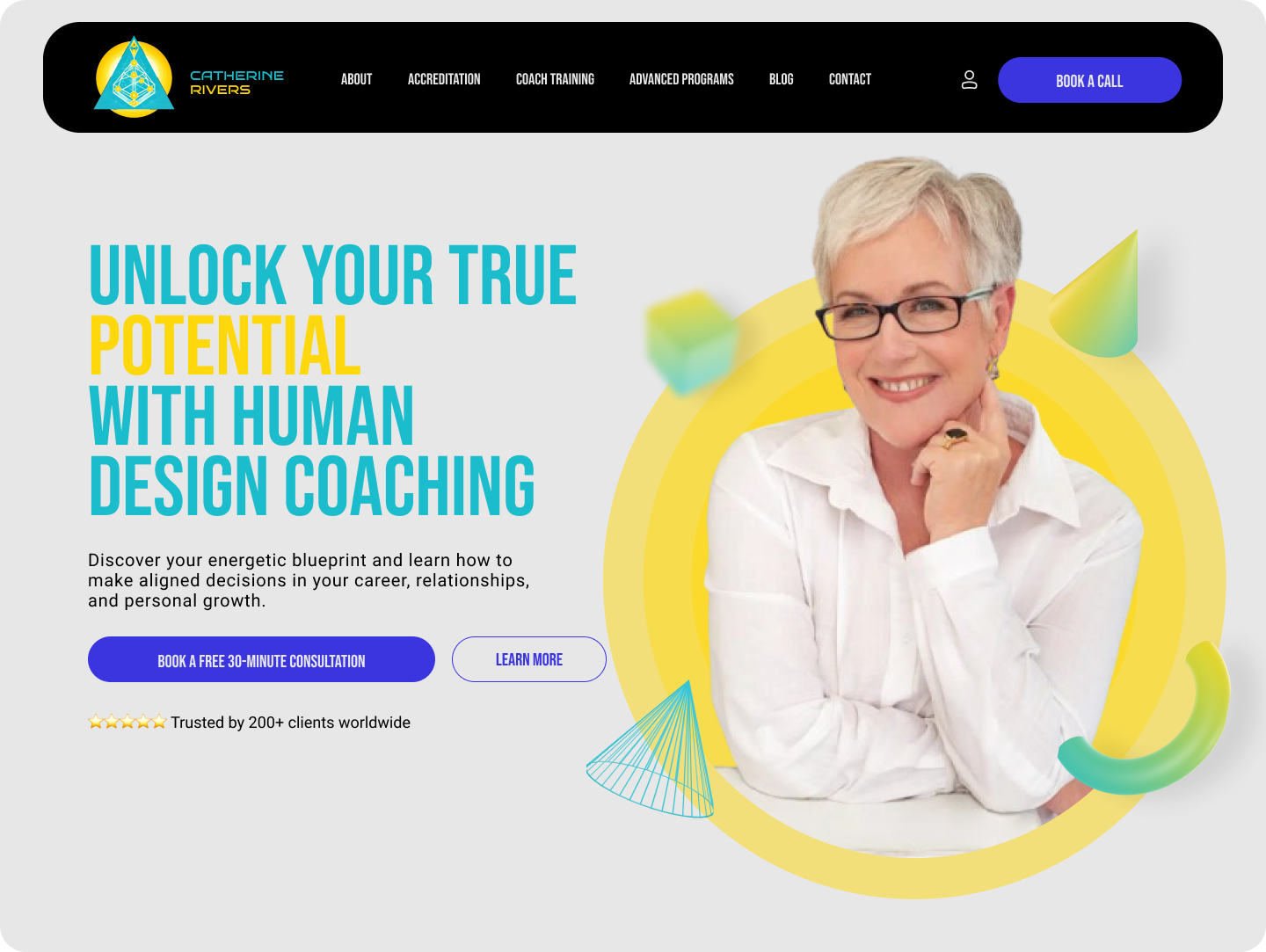 Coaching landing page preview