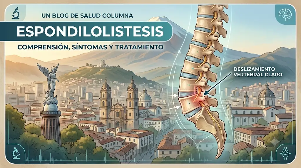 Espondilolistesis: Cuando una vértebra se "desliza" y qué hacer en Quito