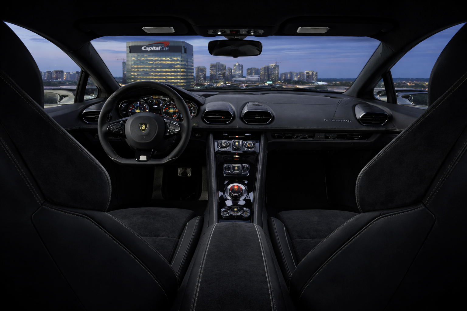 White Lamborghini Huracán