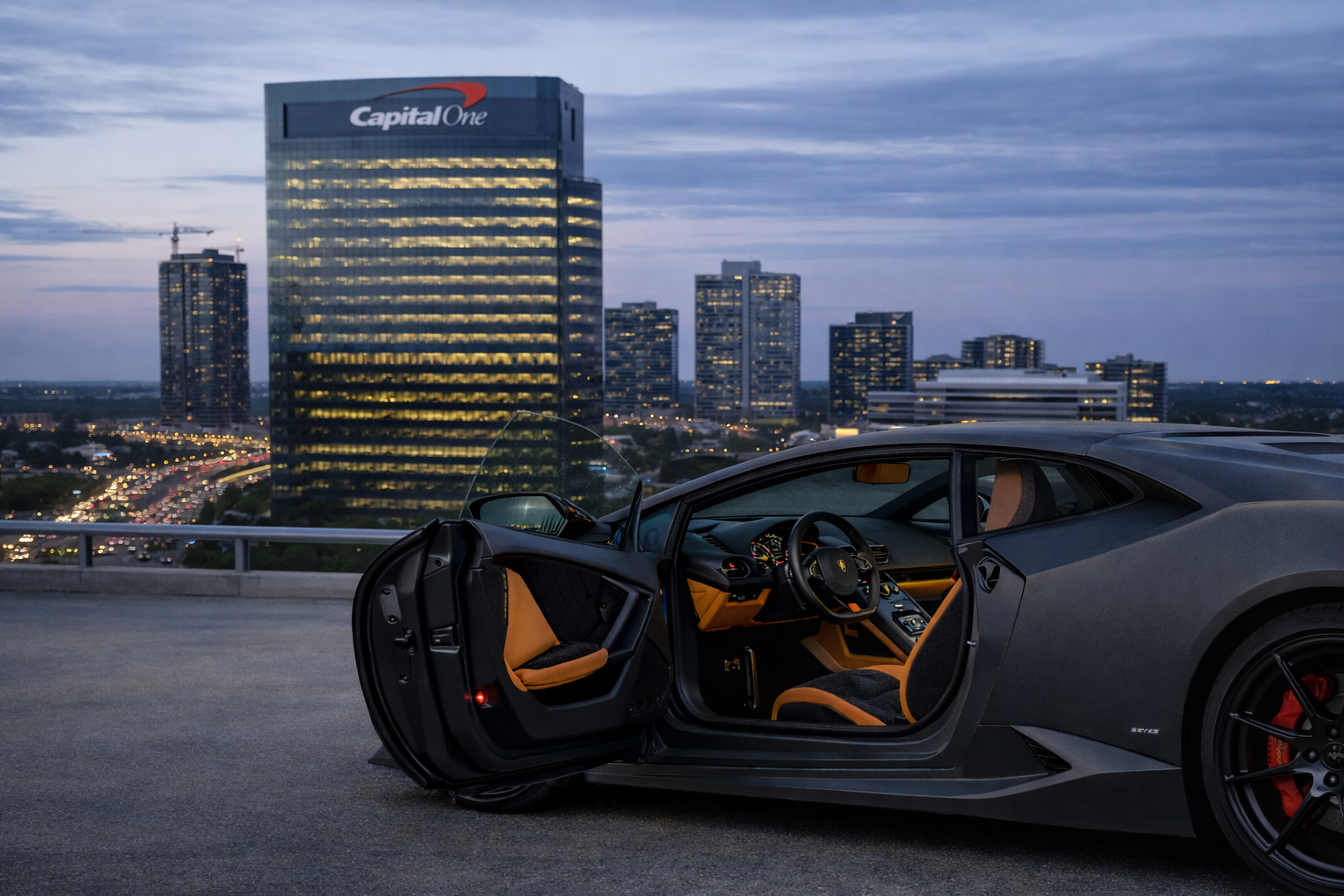 White Lamborghini Huracán