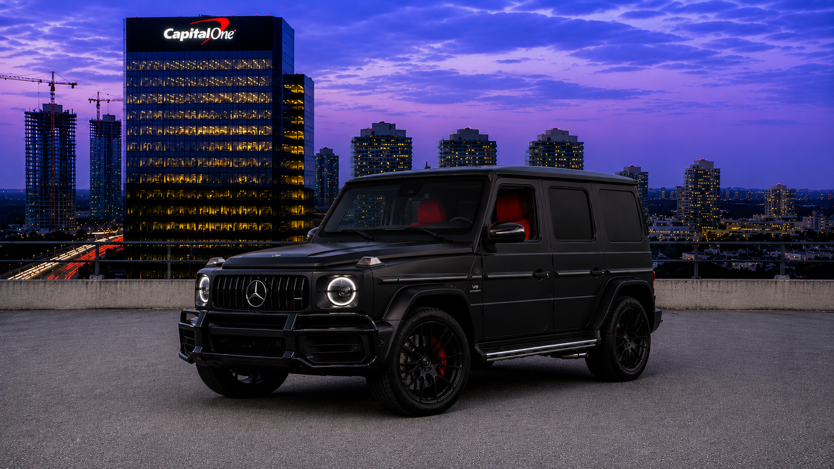 Mercedes-Benz G-Wagon G63 Black w/Red Interior