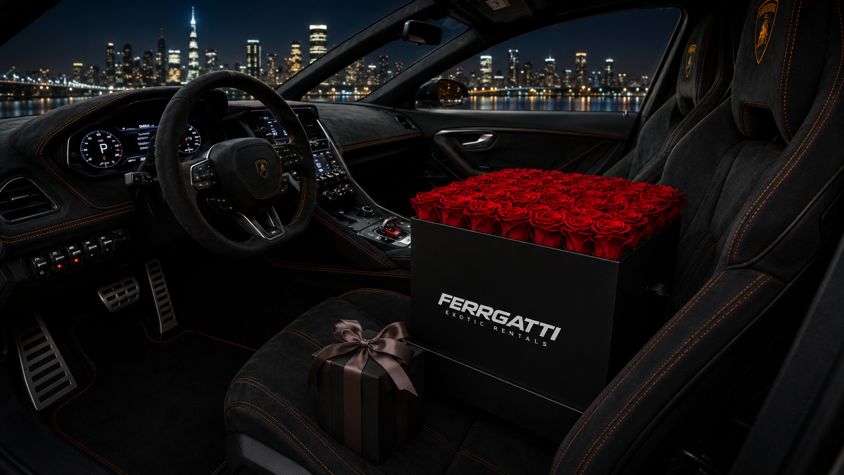 Luxury rose add-on presentation
