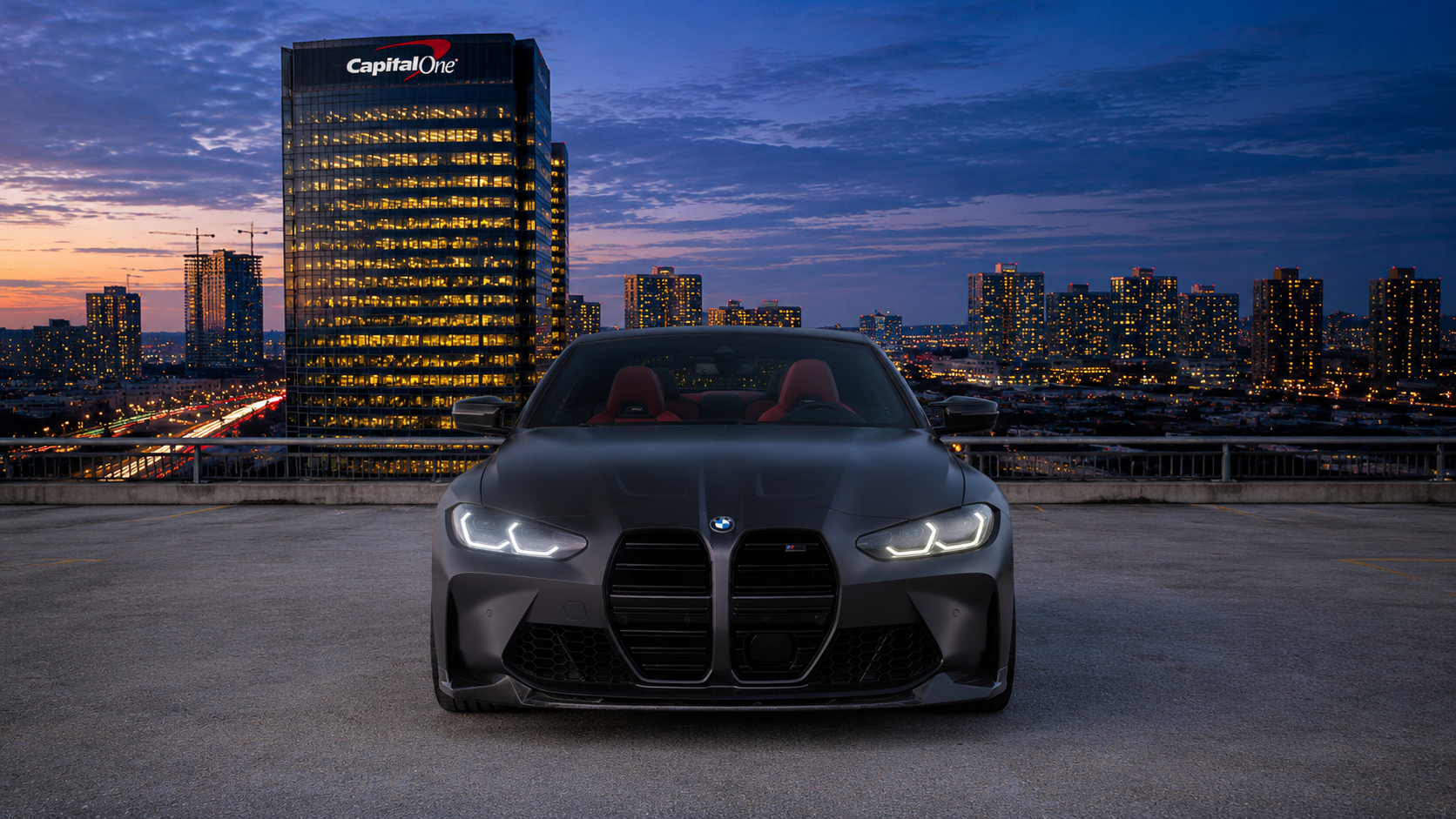Black BMW M4 Competition Convertible luxury sports car available for exotic car rental in Sterling, Virginia
