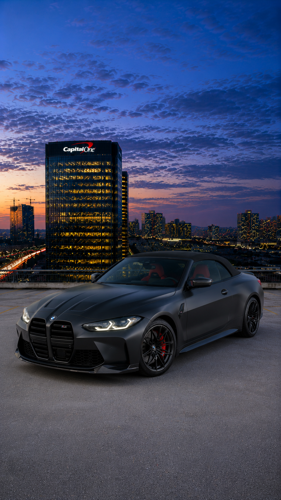 BMW M4 Competition Convertible showcasing aggressive performance styling and premium design