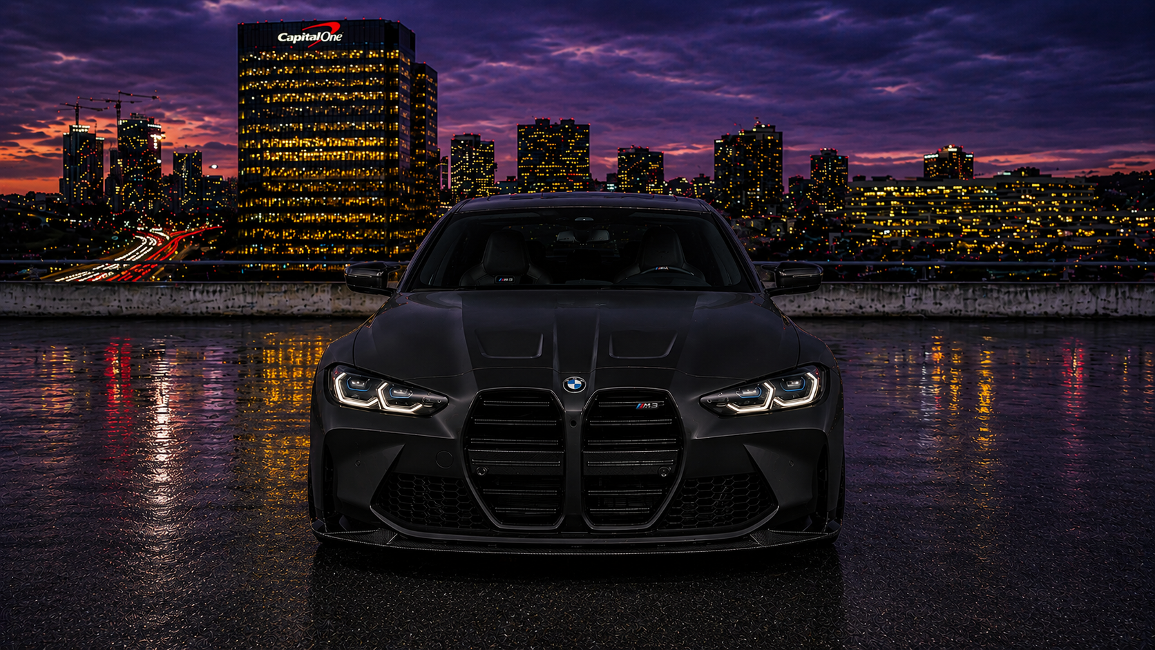 Best matte black BMW M3 rental in the DMV from Ferrgatti Exotics serving Sterling VA, Tysons Corner, Northern Virginia, Washington DC and Maryland